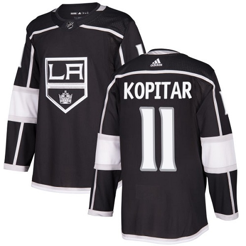 Adidas Kings #11 Anze Kopitar Black Home Authentic Stitched NHL Jersey